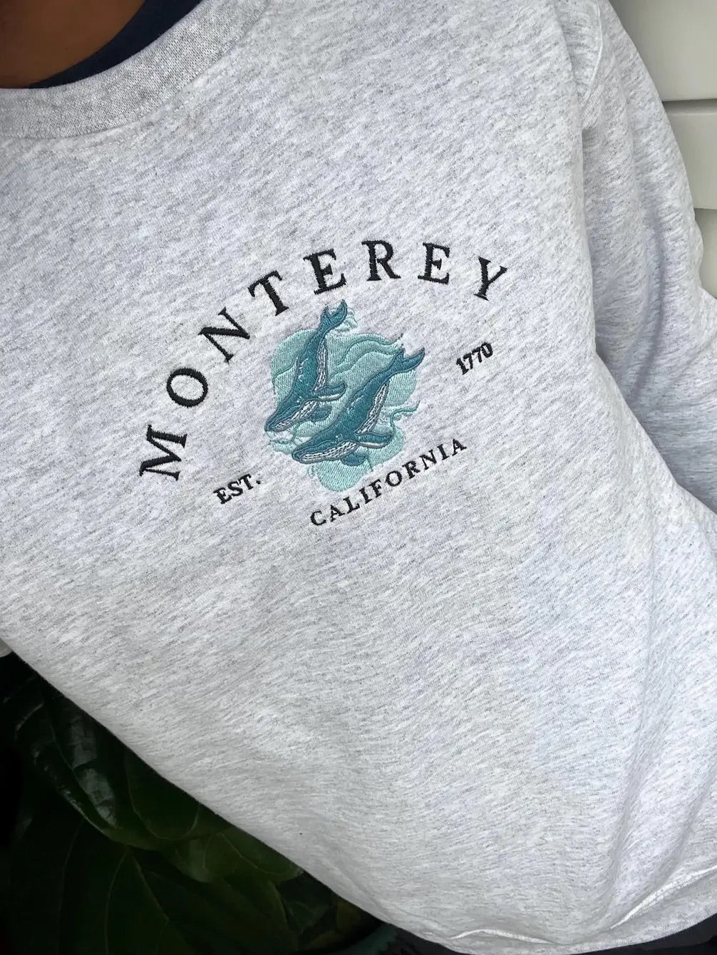 Monterey Bay Whale Crewneck