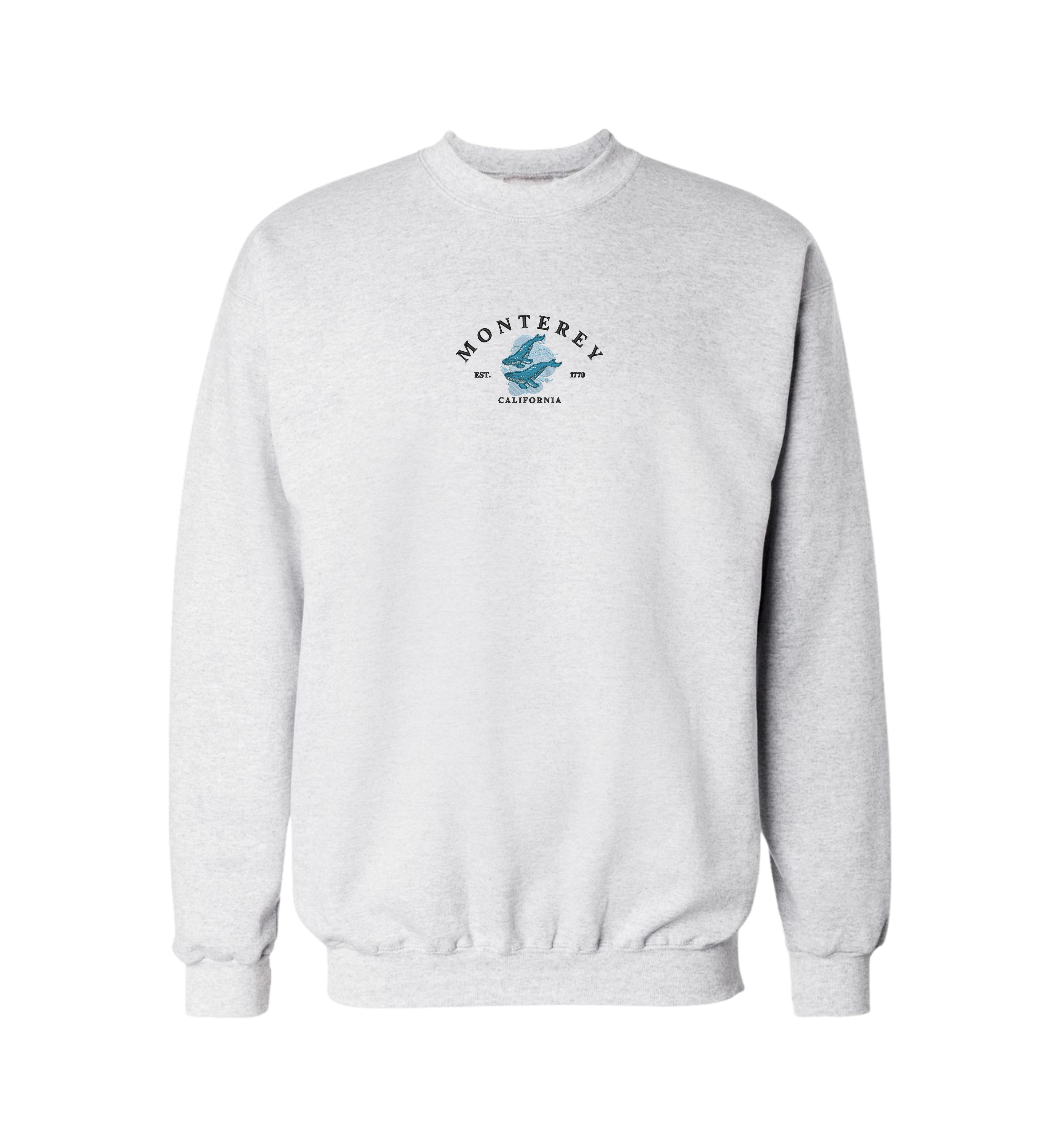 Monterey Bay Whale Crewneck