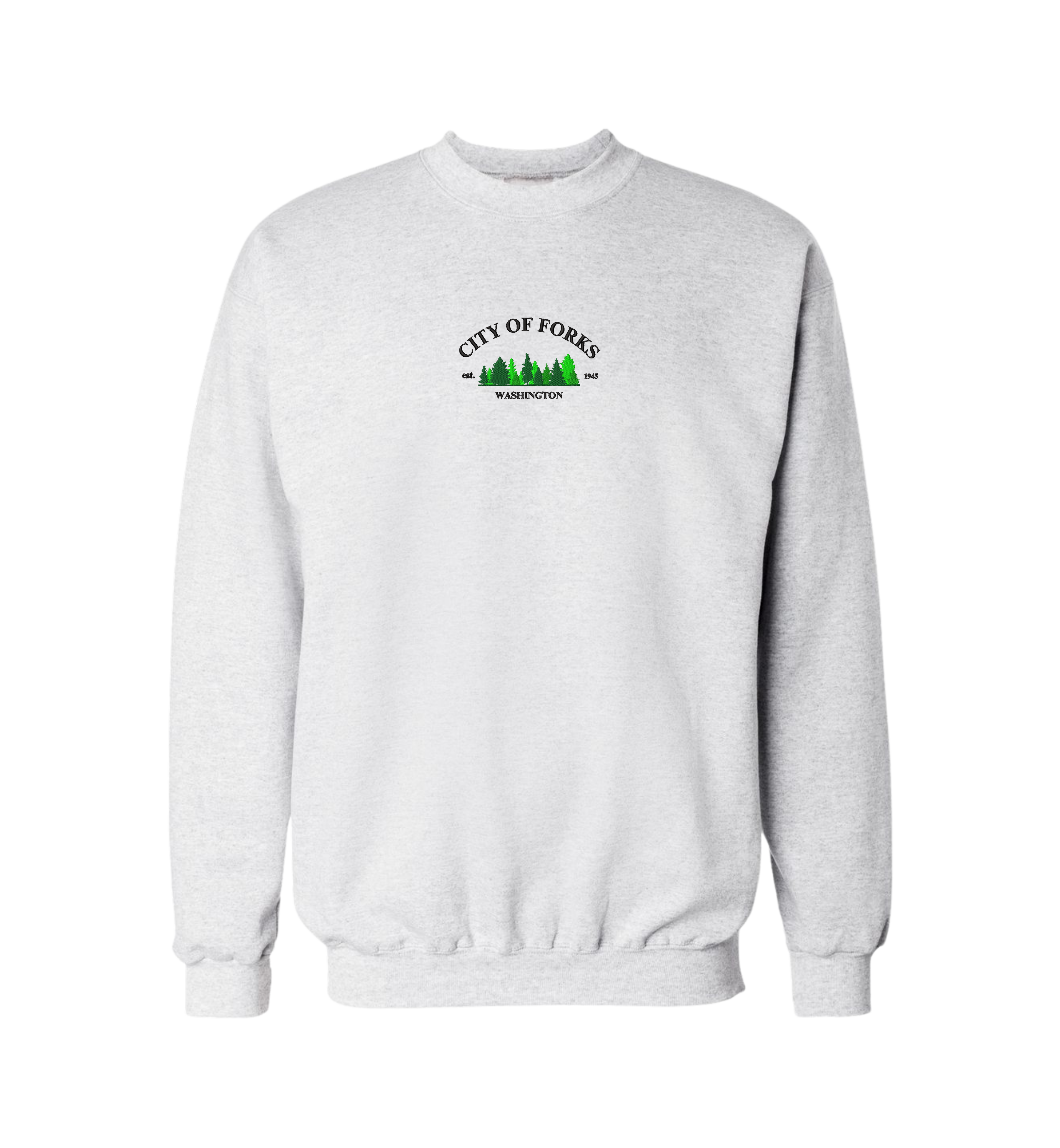 City of Forks Washington Crewneck