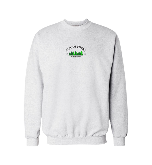 City of Forks Washington Crewneck