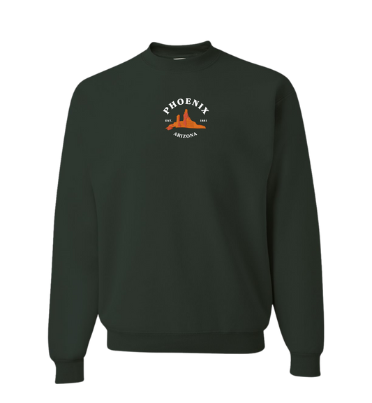 Phoenix Arizona Embroidered Sweatshirt - Desert City Design