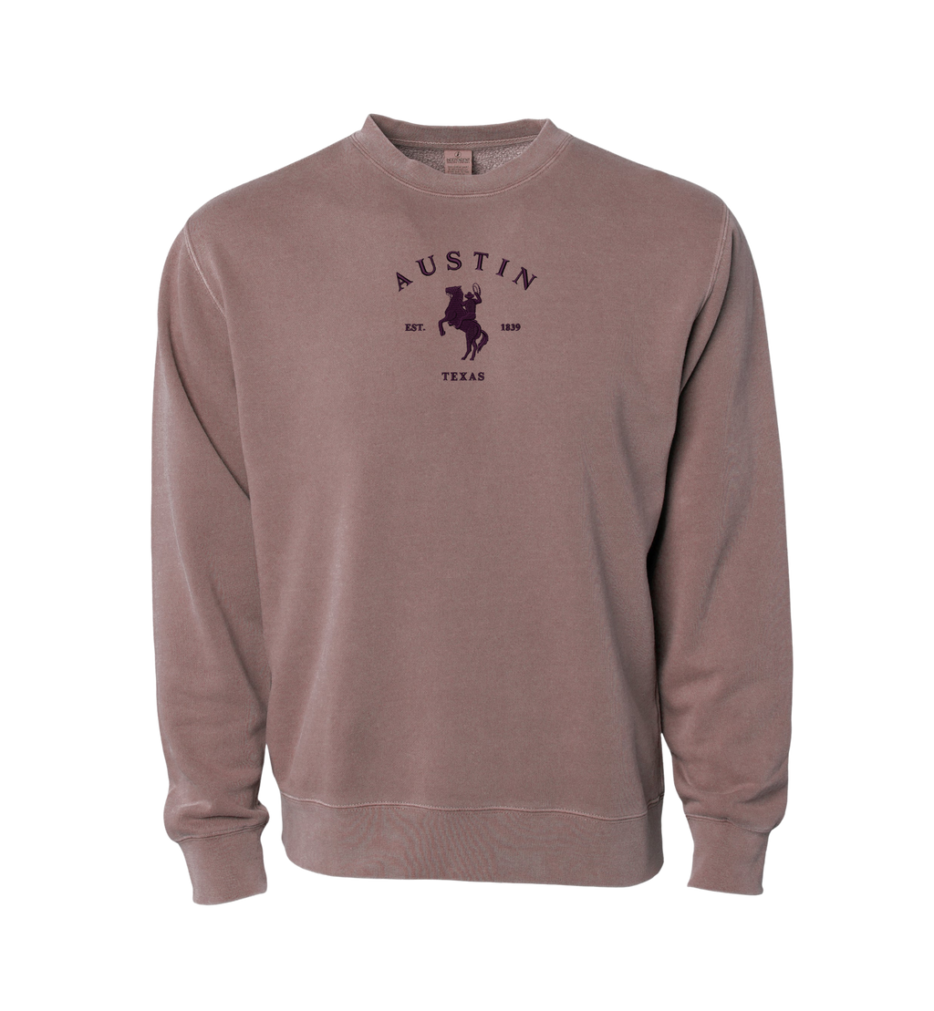 Austin Texas Cowboy Crewneck