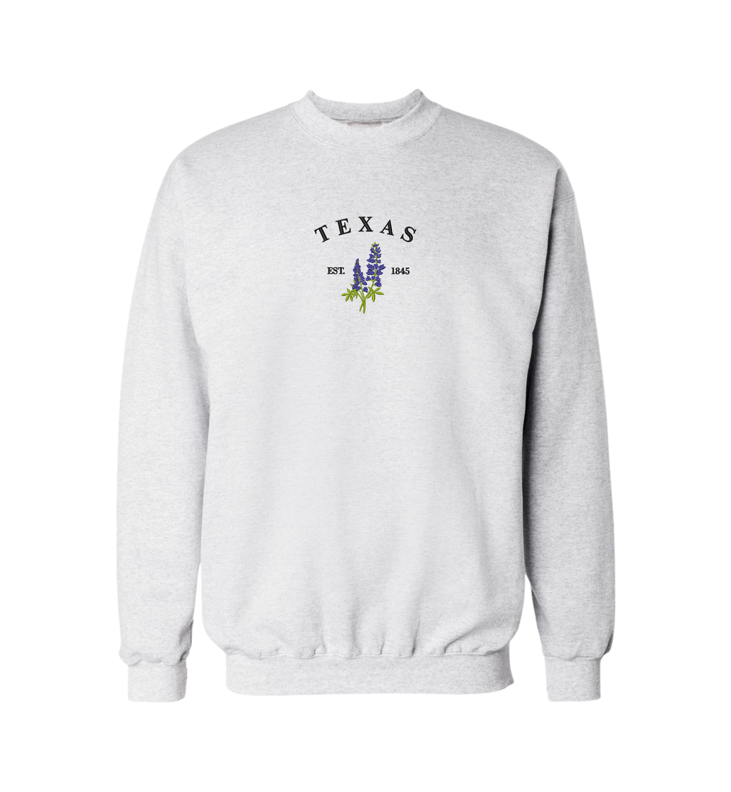 Texas State Flower Crewneck
