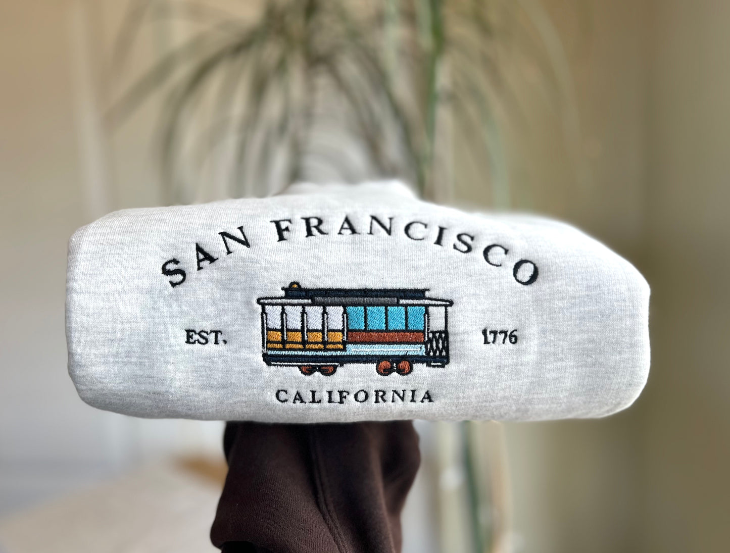 San Francisco Cable Car Crewneck