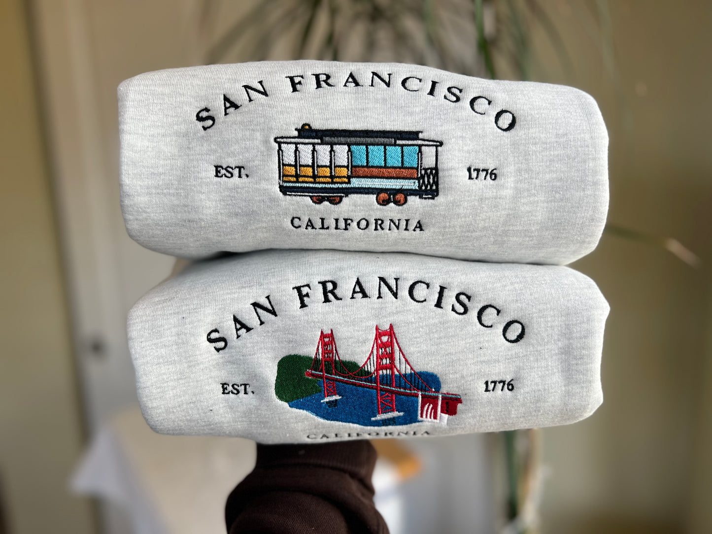 San Francisco Cable Car Crewneck