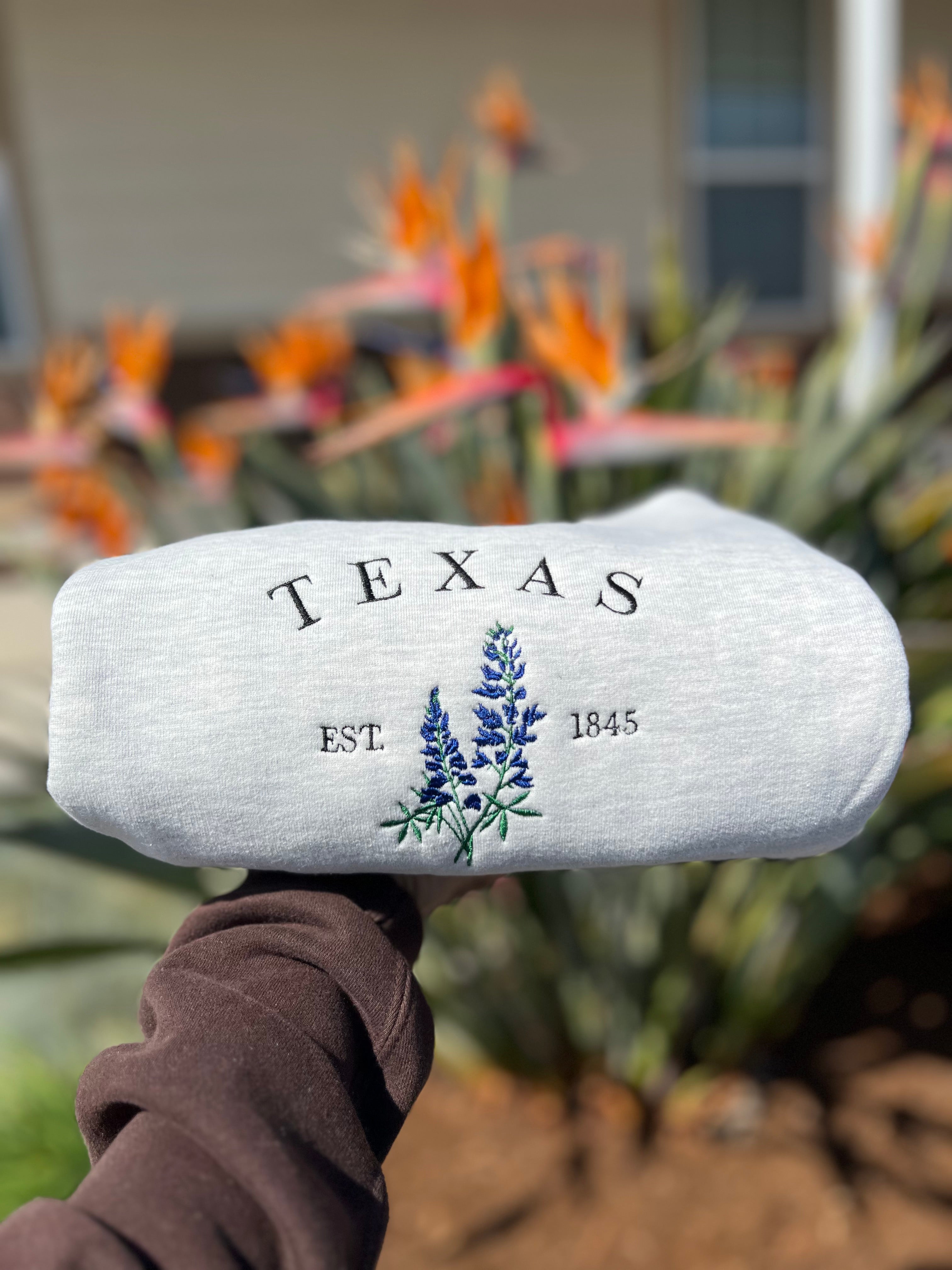 Texas State Flower Crewneck