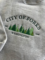 City of Forks Washington Crewneck