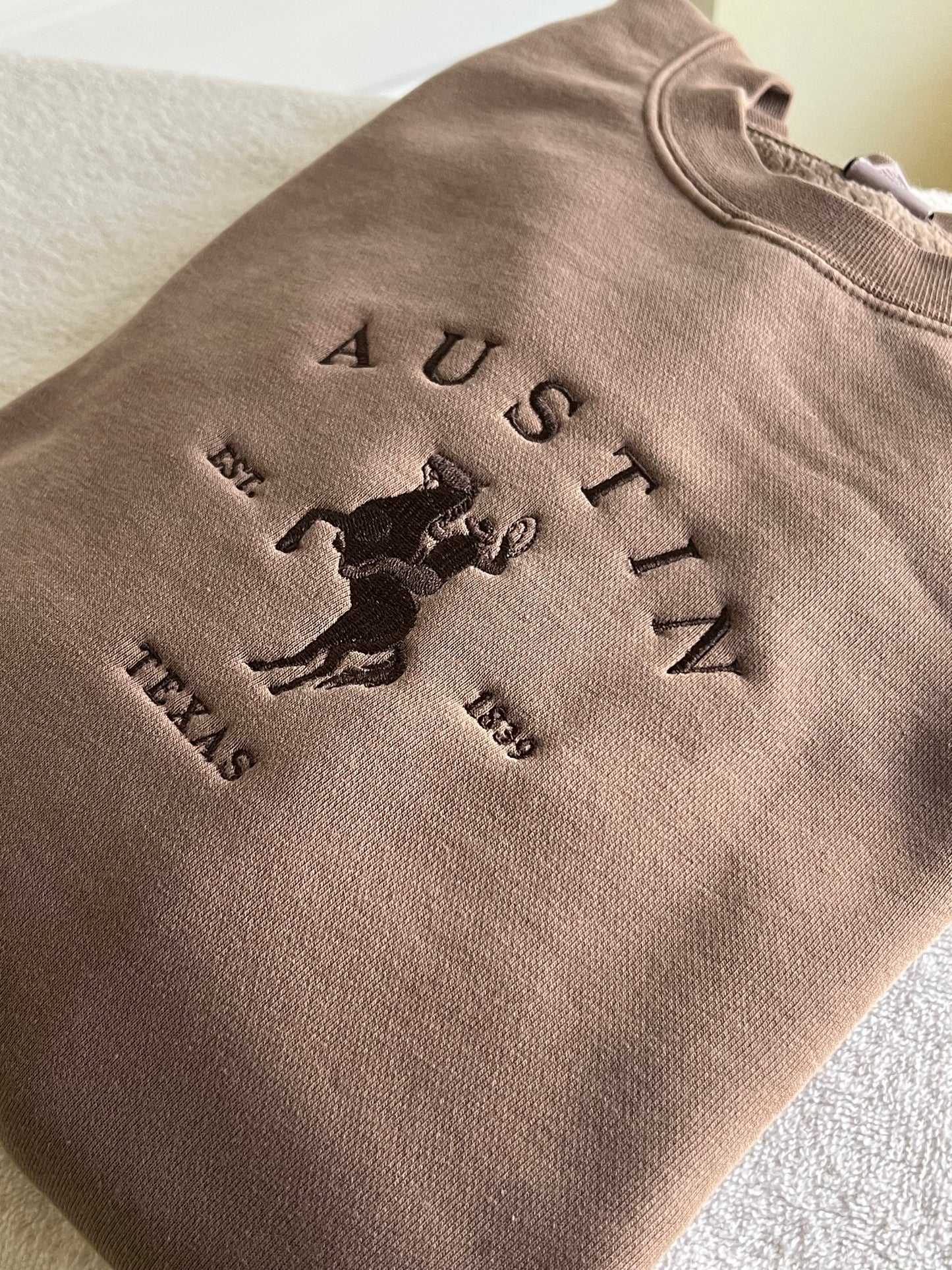 Austin Texas Cowboy Crewneck