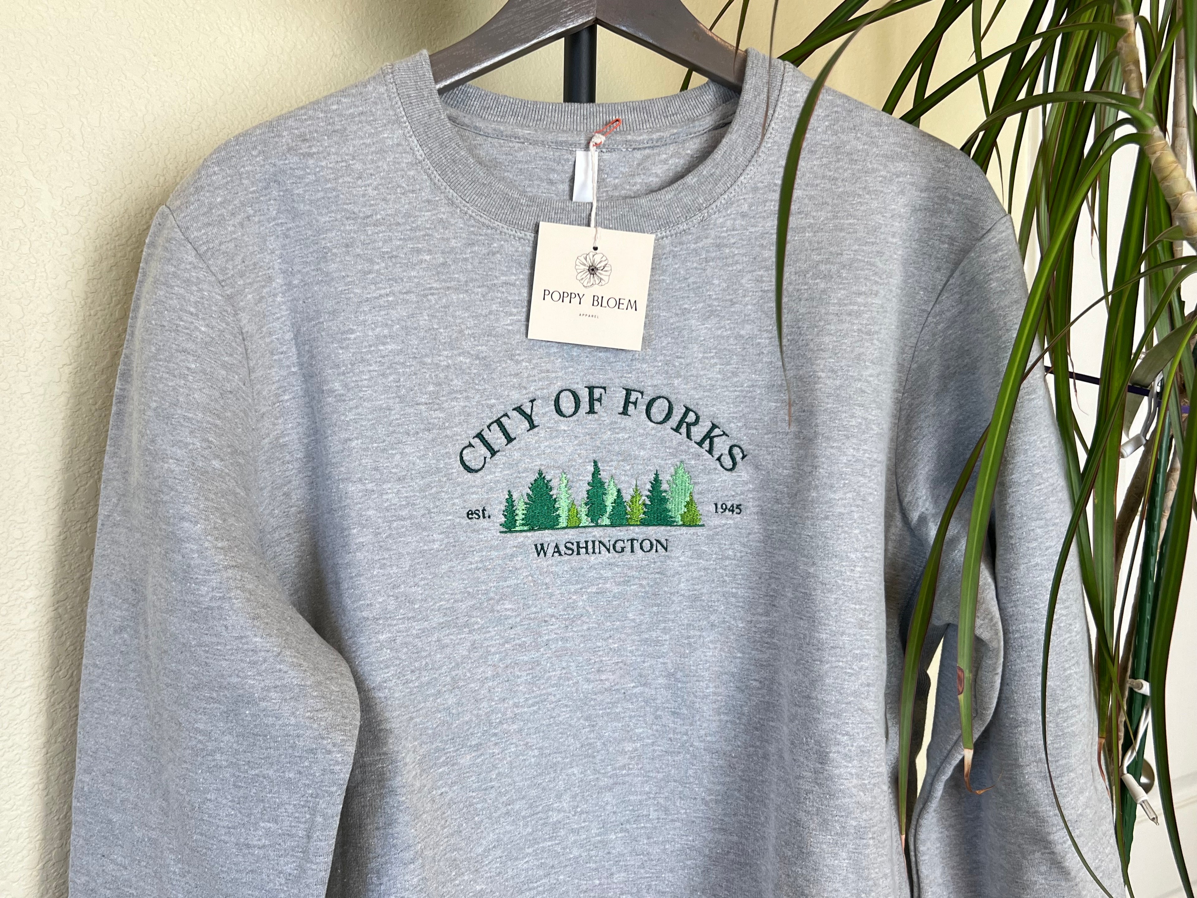 City of Forks Washington Crewneck