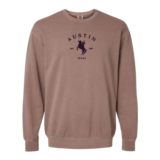 Austin Texas Cowboy Crewneck