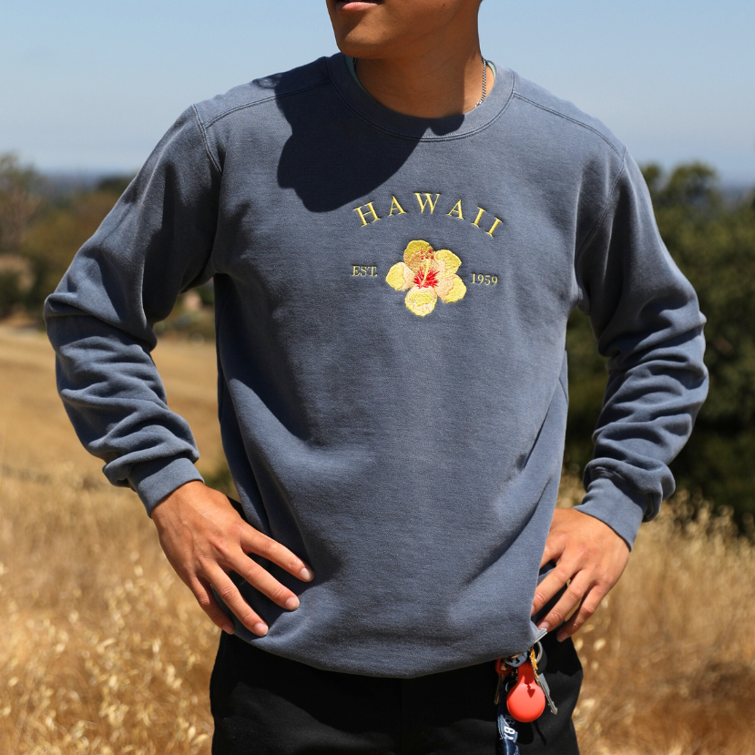 Hawaii State Flower Crewneck