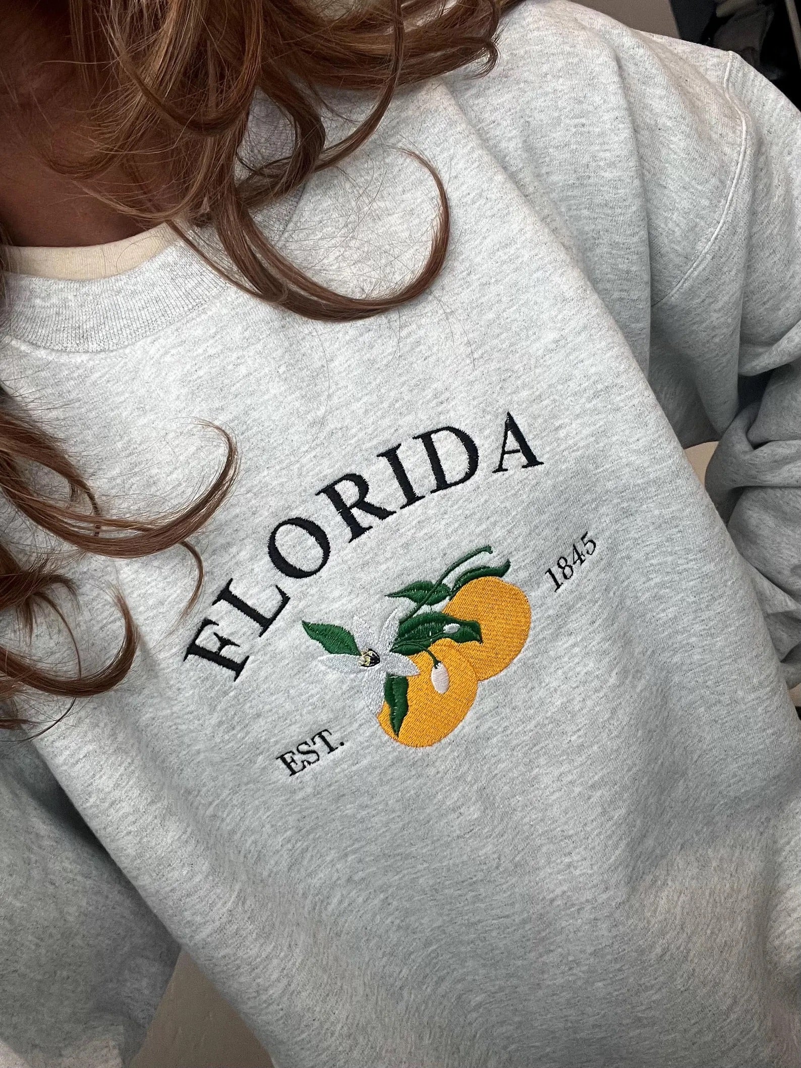Florida State Flower Crewneck