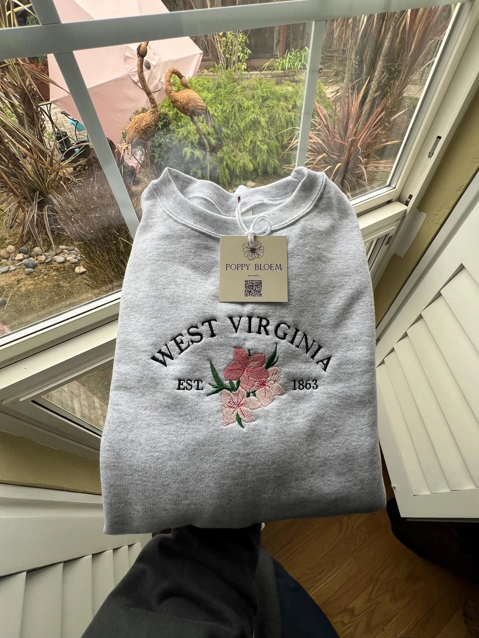 West Virginia State Flower Crewneck