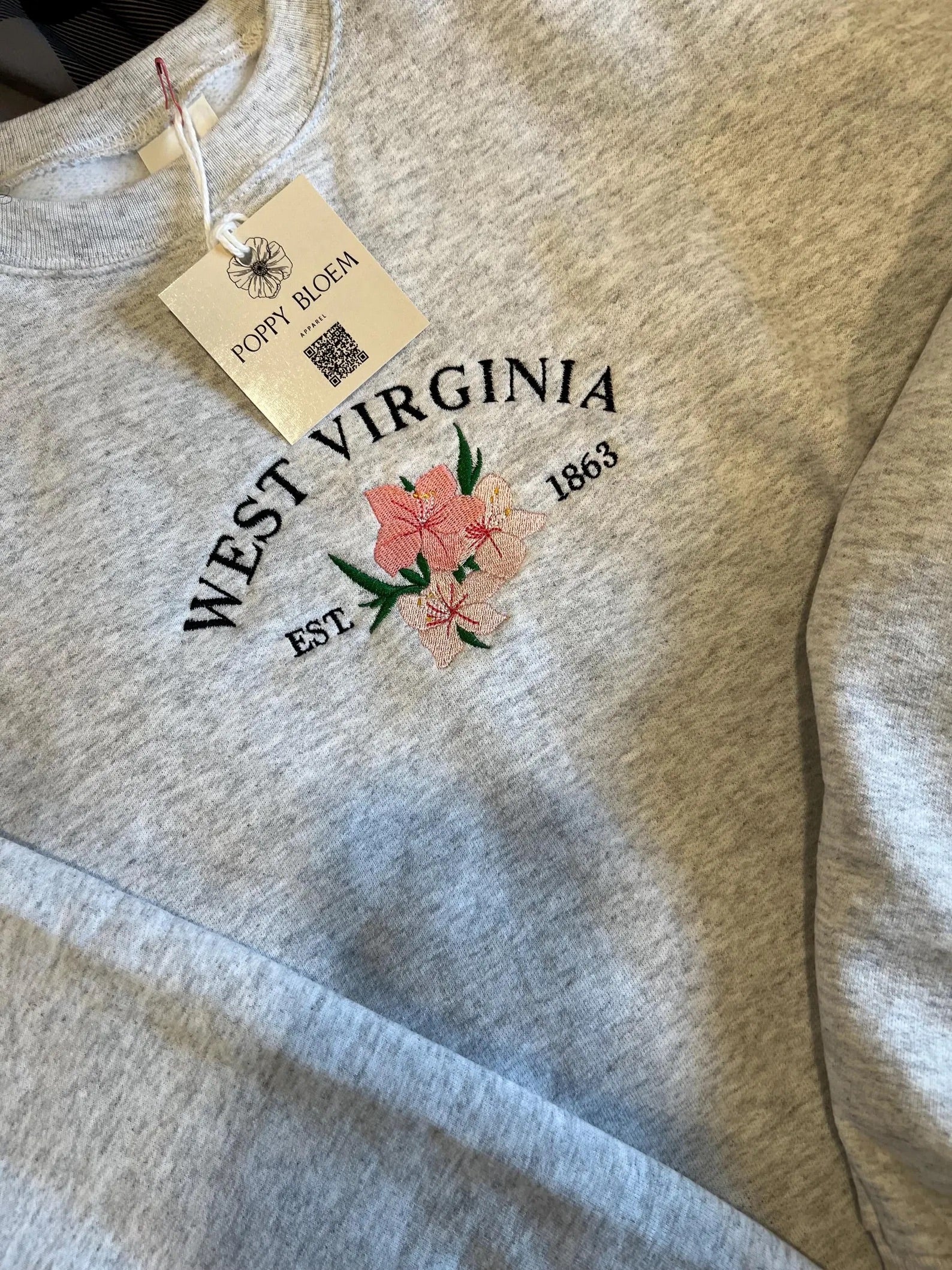West Virginia State Flower Crewneck