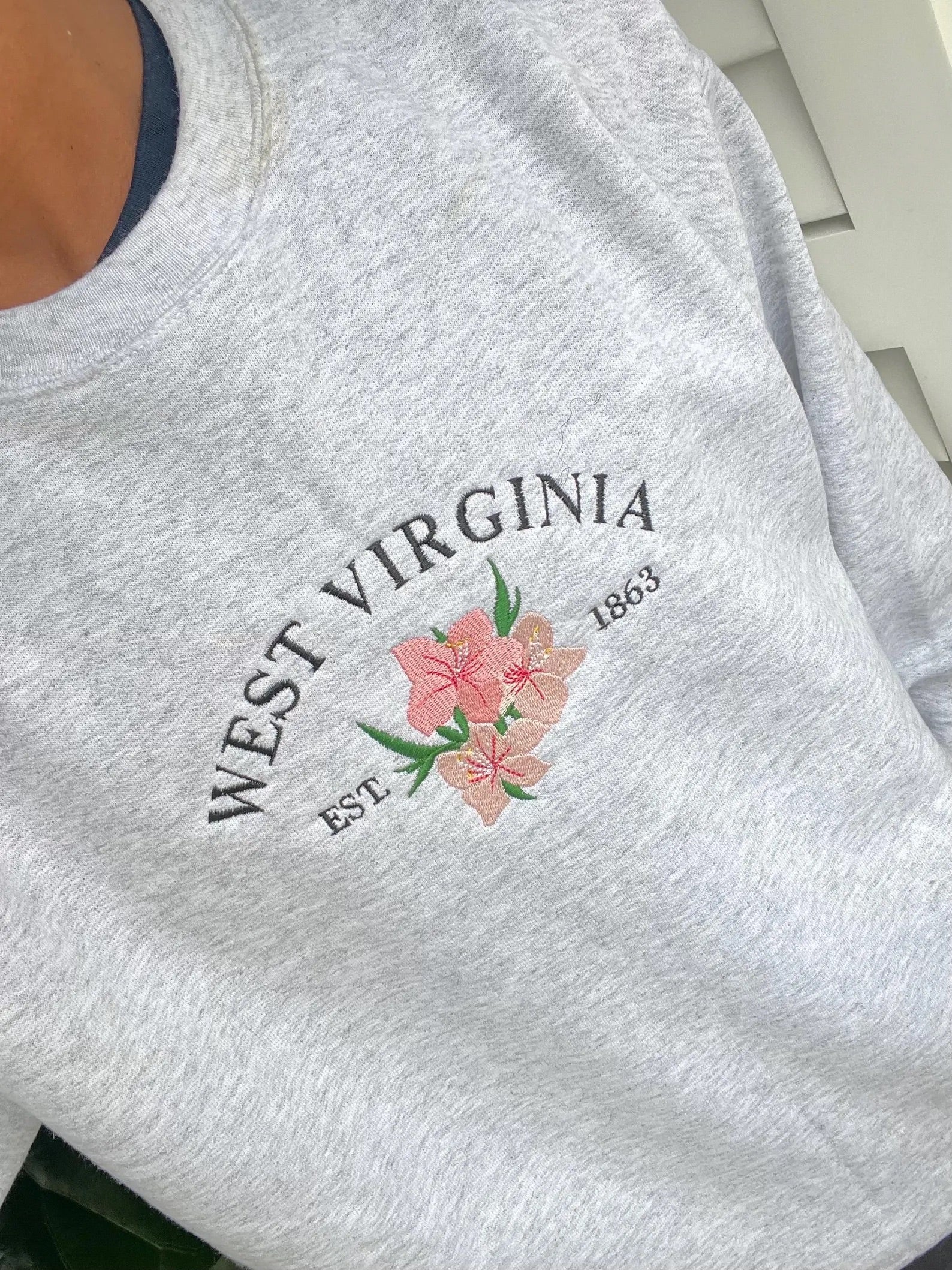 West Virginia State Flower Crewneck
